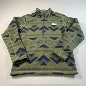 The North Face Men’s Gordon Lyons Aztec 1/4 Zip Geometric Fleece Pullover - SM